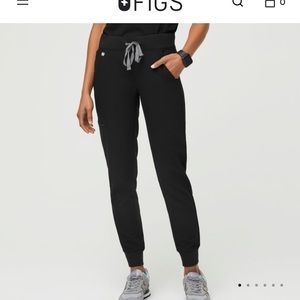 Black Zamora™ Jogger Scrub Pants